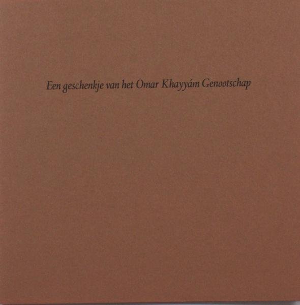 (FitzGerald, Edward). - Drie kwatrijnen