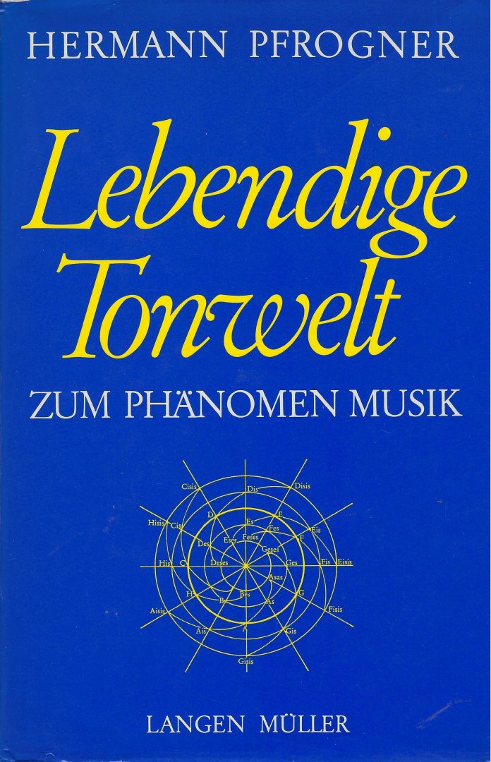 PFROGNER, Hermann - Lebendige Tonwelt zum phänomen Musik