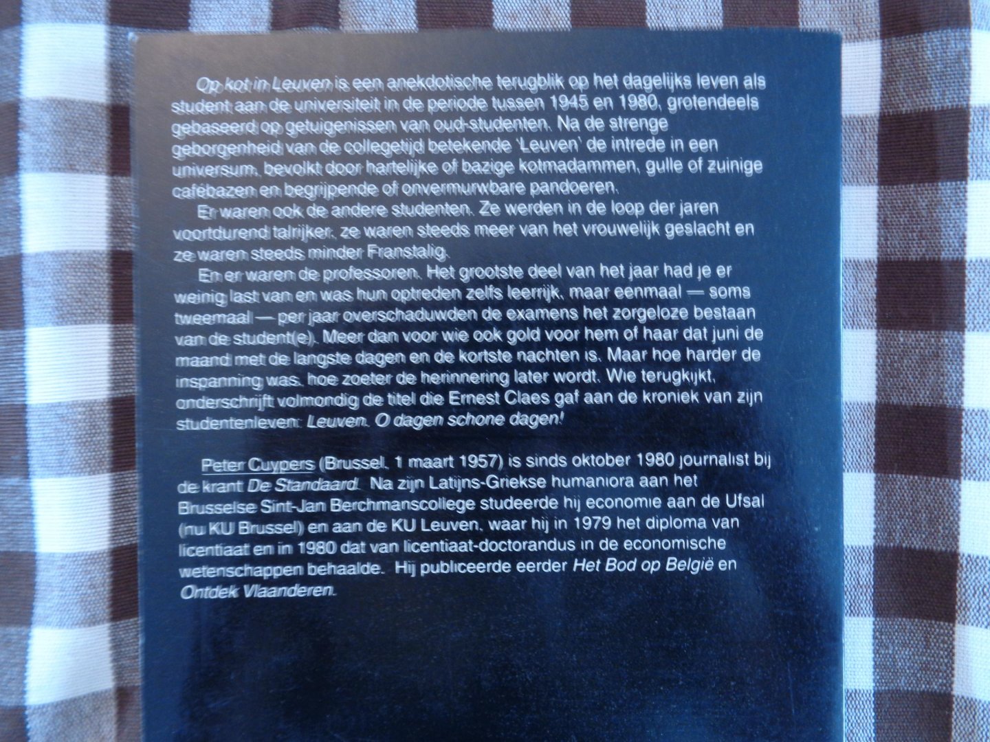 Cuypers - Op kot in leuven studentenleven 1945-80 / druk 1