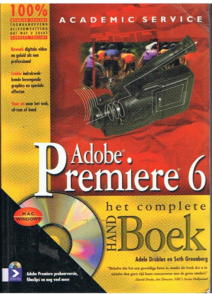 Droblas, Adele / Greenberg, Seth - Adobe Premiere 6 - Het complete handboek met CD