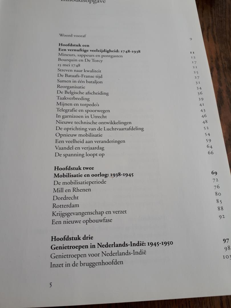 Elands,van Hoof,Klep en Roozenbeek - 250 jaar Genietroepen 1748-1998 / druk 1