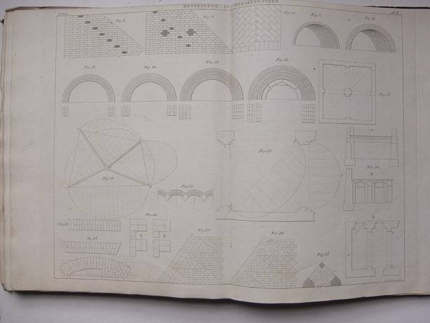 Brade, W.C.. - Theoretisch en practisch bouwkundig handboek, ten dienste van ingenieurs, architecten, opzigters, timmerlieden, metselaars en verdere bouwkundigen; 4 delen.