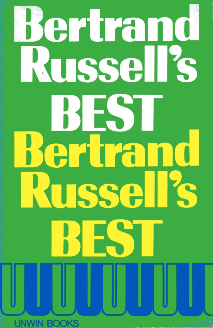 Russell, Bertrand. - Bertrand Russell's best : silhouettes in satire.