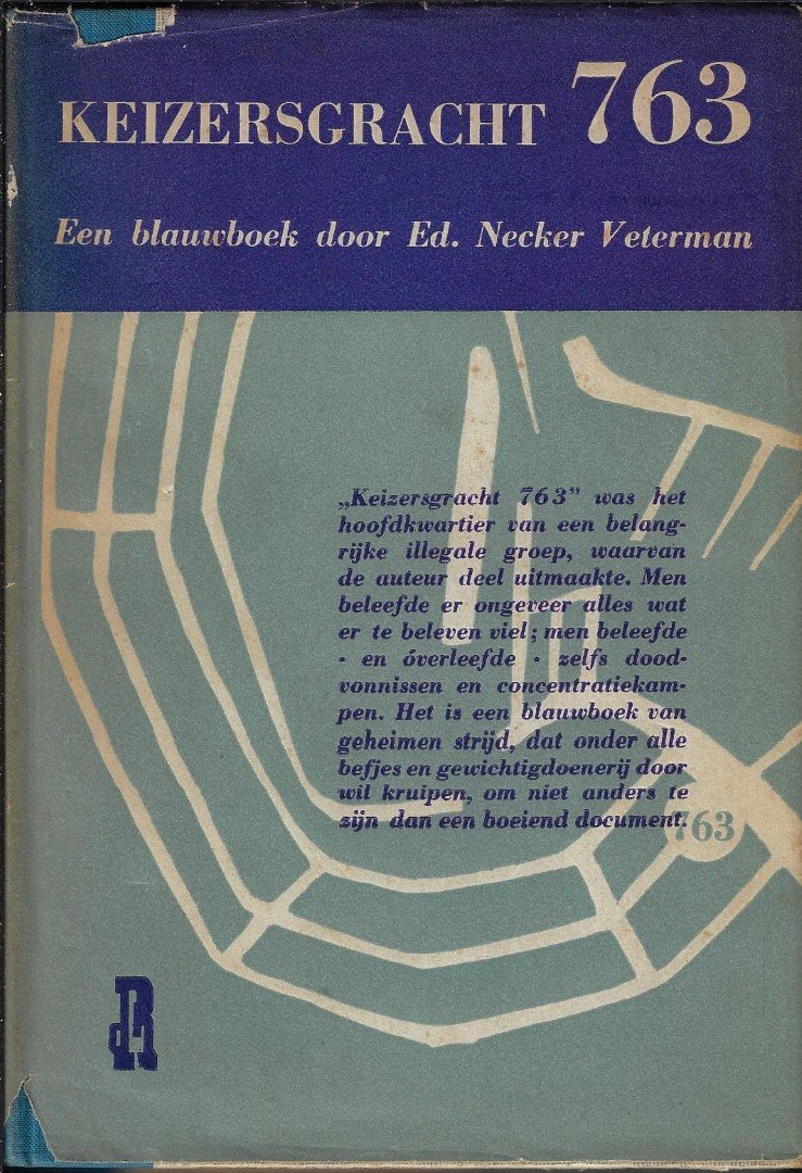 Veterman, Ed. Necker - keizersgracht 763, een blauwboek