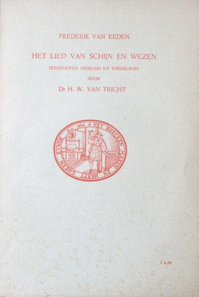 Eeden, Frederik van. - Het lied van schijn en wezen.