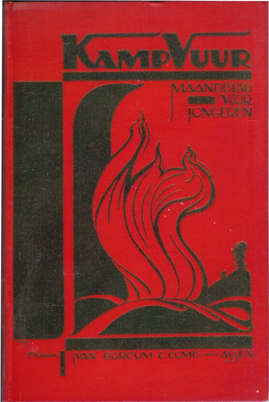 nn - Kampvuur. Maandblad voor jongeren. Tweede jaargang 1928 compleet.