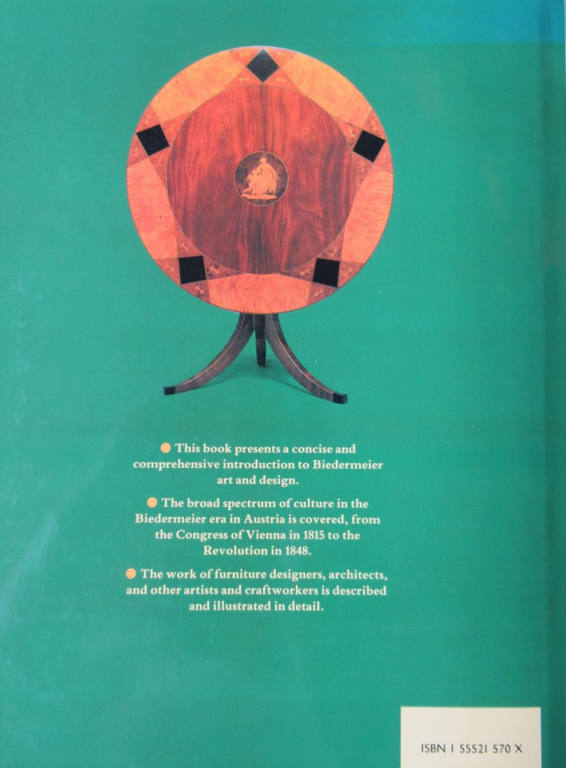 Stone, Dominic R - The art of Biedermeier. Viennese Art and design 1815 - 1845