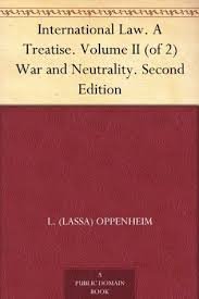 OPPENHEIM, L..Lauterpacht,H - Oppenheim's international Law Lauterpacht Vol.1 peace Vol. II Disputes, war and neutrality