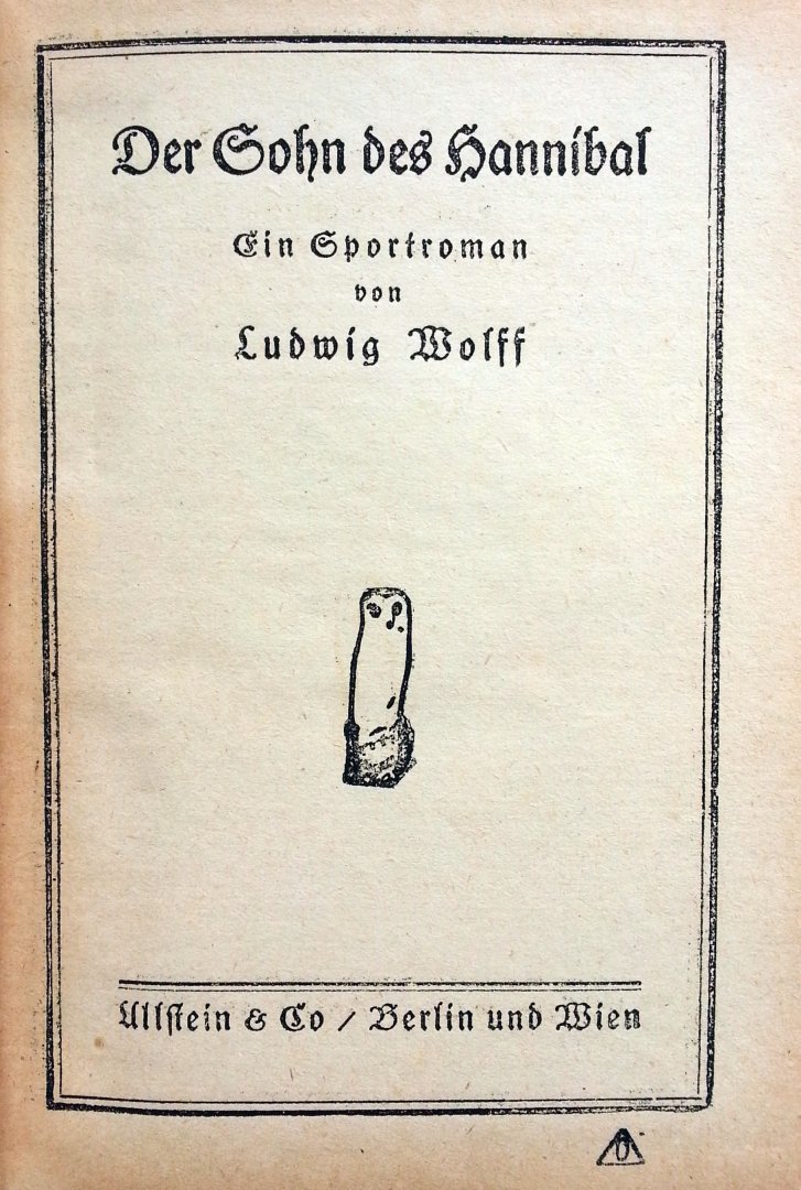 Wolff, Ludwig - Der Sohn des Hannibal (DUITSTALIG)