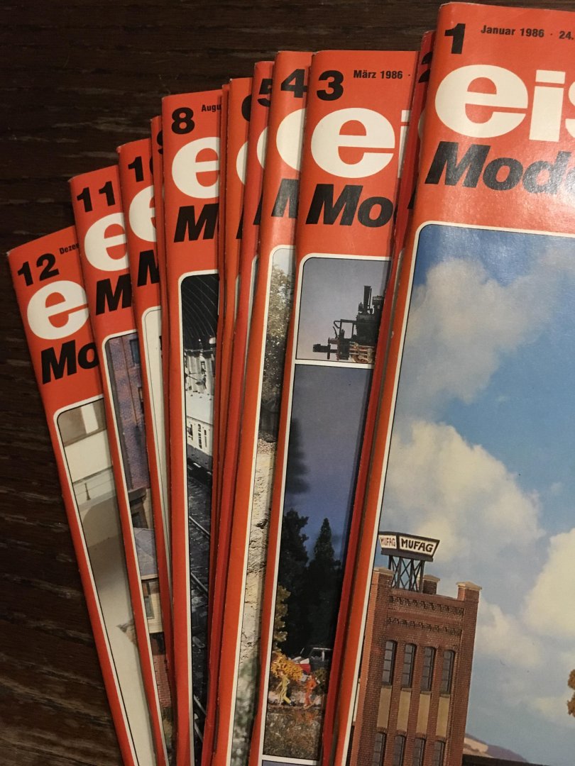  - Eisenbahn Magazin Modellbahn; 1 t/m 12, 1986, 24ste jaargang