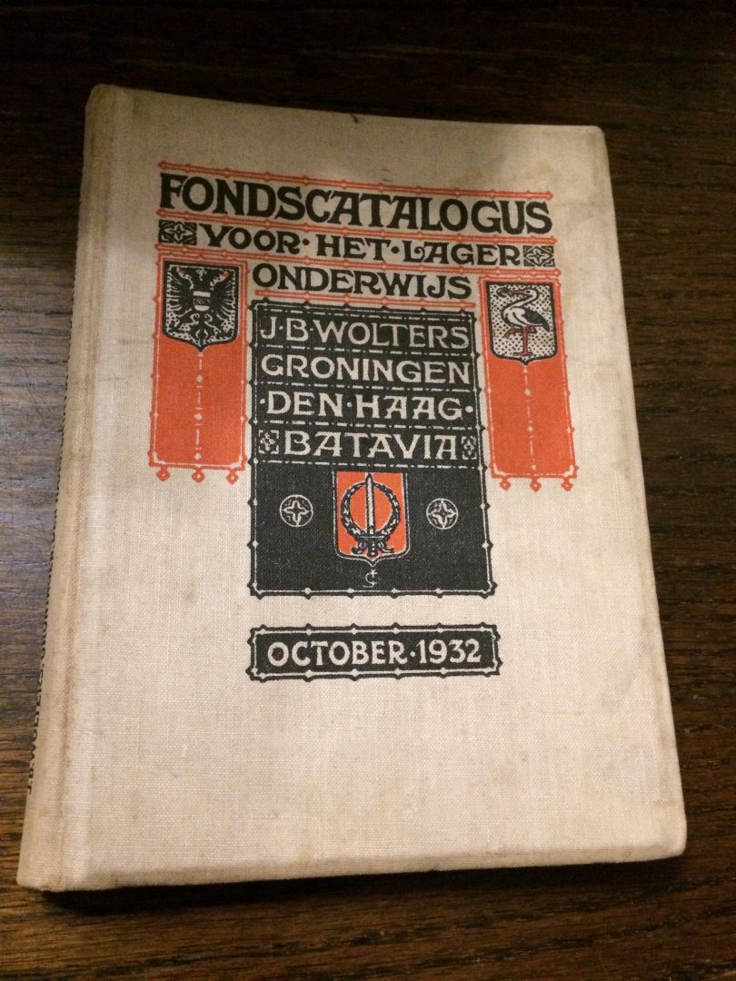 Wolters - Fondscatalogus van uitgaven voor het lager onderwijs