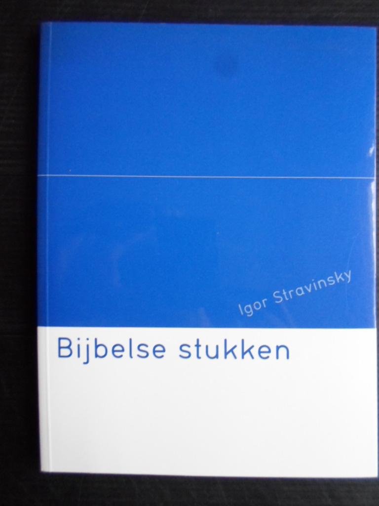 Stravisnky, Igor - Bijbelse stukken, Libretto