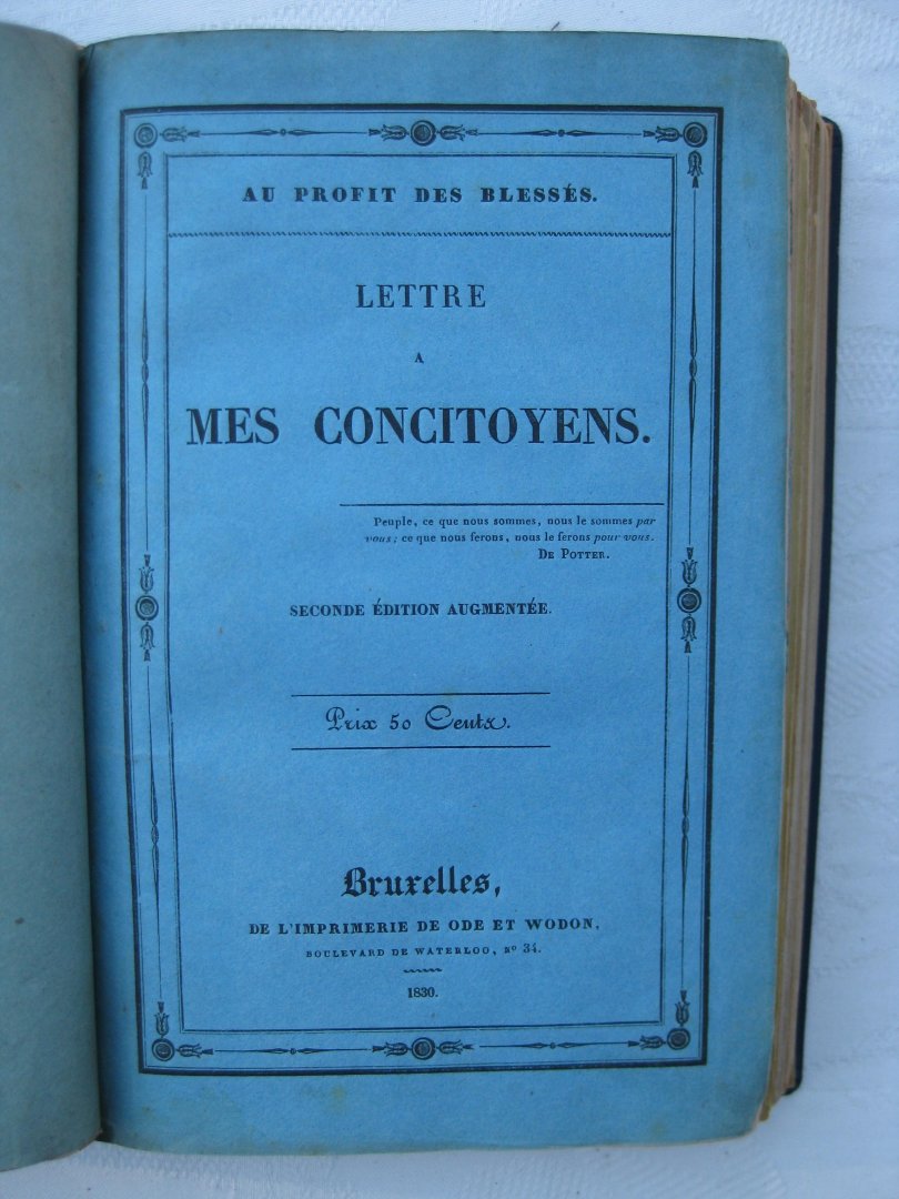 Jottrand, L. - Guillaume-Frédéric d'Orange-Nassau Avant son avènement au trône des Pays-Bas, sous le nom de Guillaume Ier. Par un Belge.