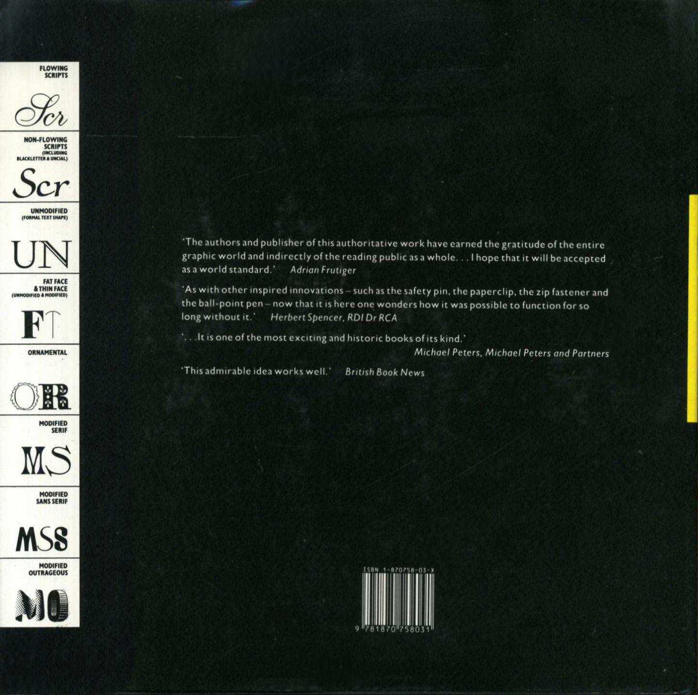 Perfect, Christopher, Gordon Rookledge, revised by Phil Baines - Rookledge's International Typefinder - The Essential Handbook of Typeface Recognition and Selection