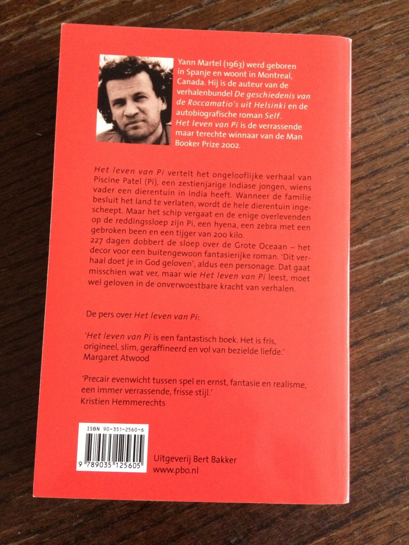 Martel, Y. - Het leven van Pi