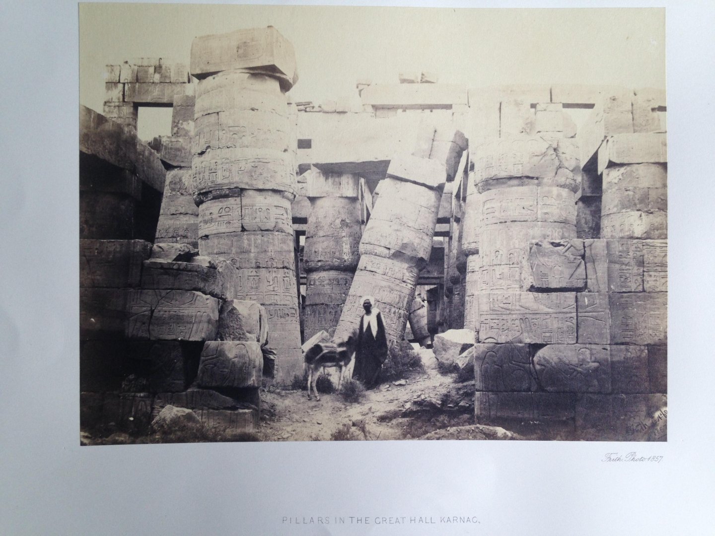 Frith, Francis - Pillars in the Great Hall Karnac, Series Egypt and Palestine