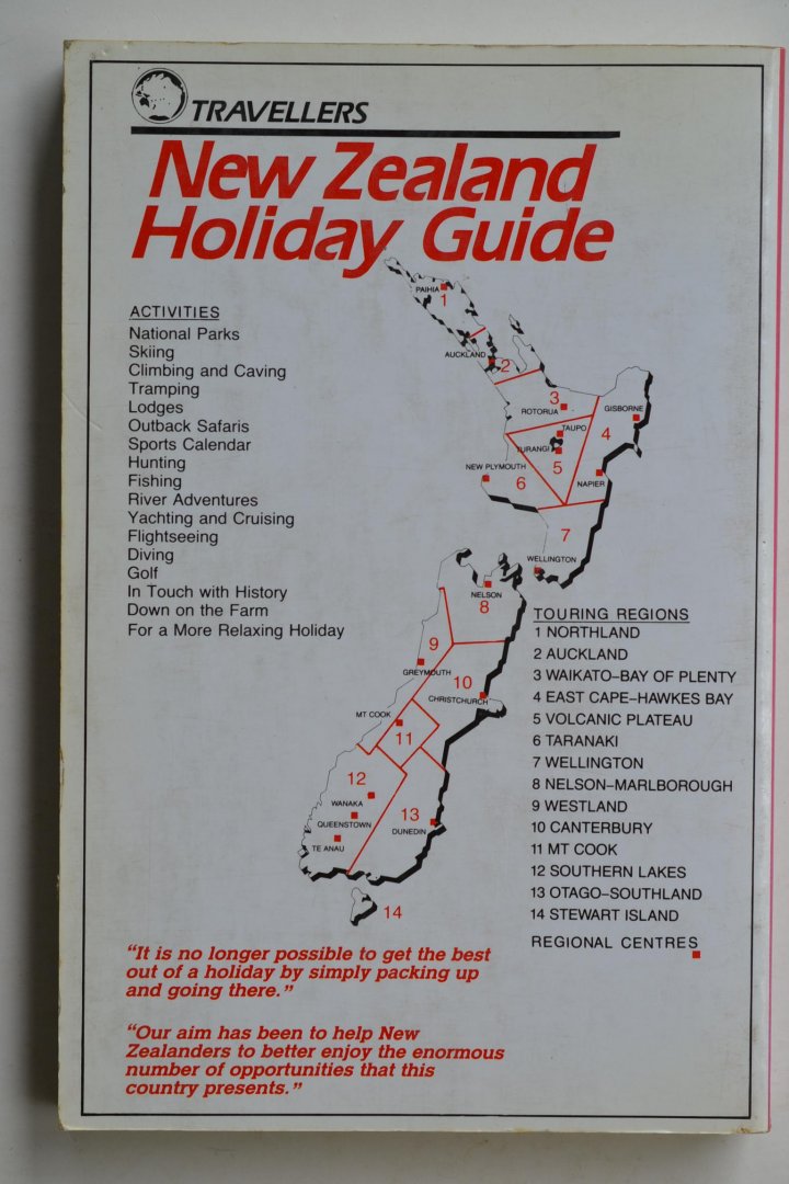 Hannam, Gary & Mcintosh, Lesley - New Zealand Holiday Guide - Travellers