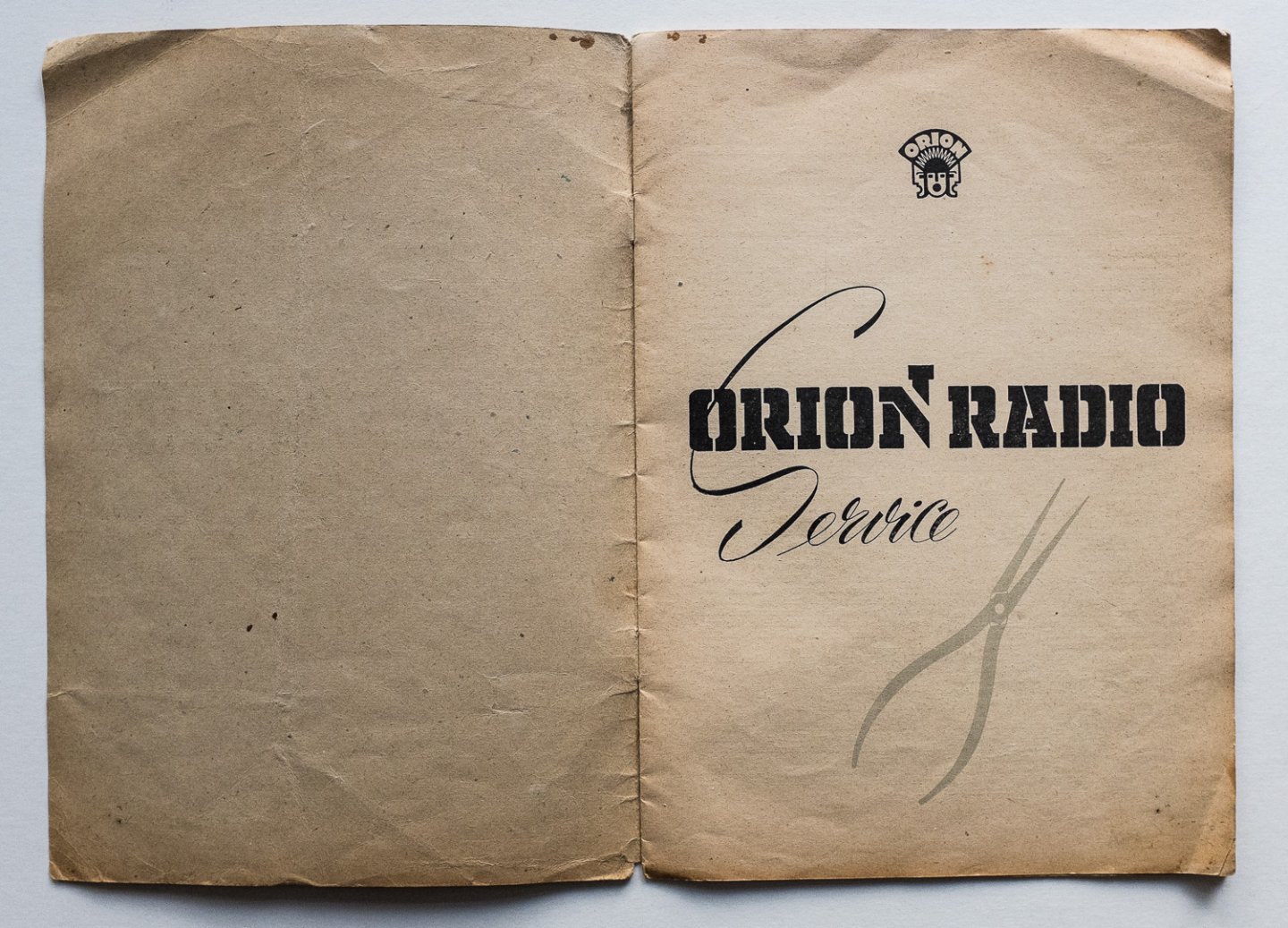  - Orion Radio Service - Rundfunkempfänger " Orion 330 "