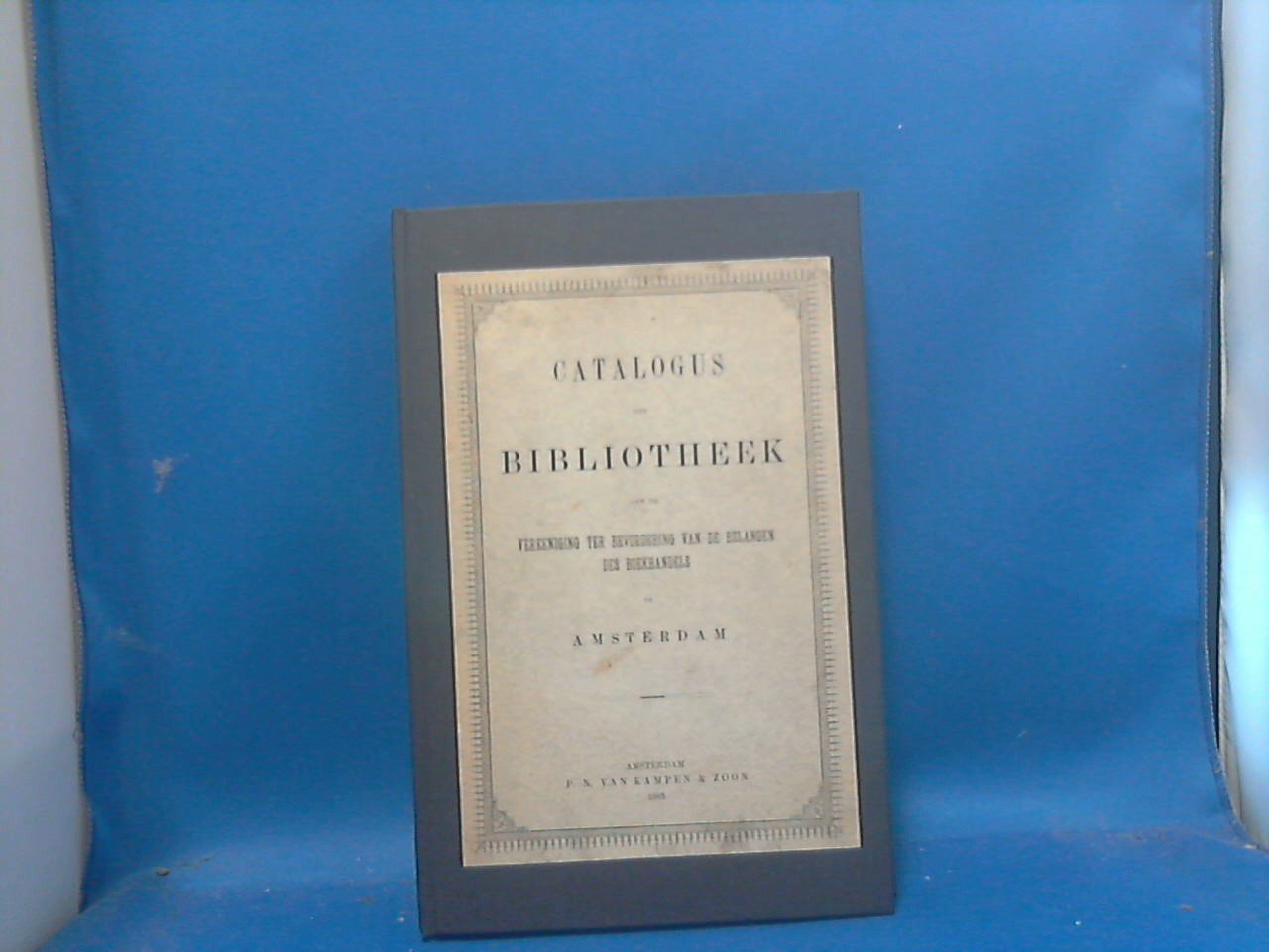 Div - catalogus der bibliotheek van de ver. ter bevordering van de belangen des boekhandels te Amsterdam