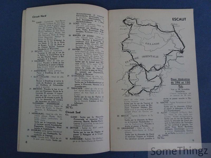 Girault Gilbert (edit.) - Vingt itinéraires en circuit Belgique, Grand Duché et régions limitrophes.