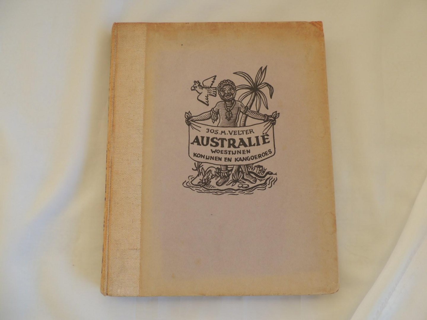 Velter Jos M. - AUSTRALIE AUSTRALIË - woestijnen konijnen en kangaroes - ontdekkingstochten steppe en bush