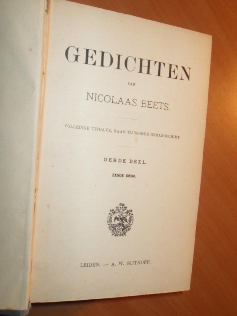 Beets, Nicolaas - Gedichten. Volledige uitgave, naar tijdsorde gerangschikt.  (zie meer info)