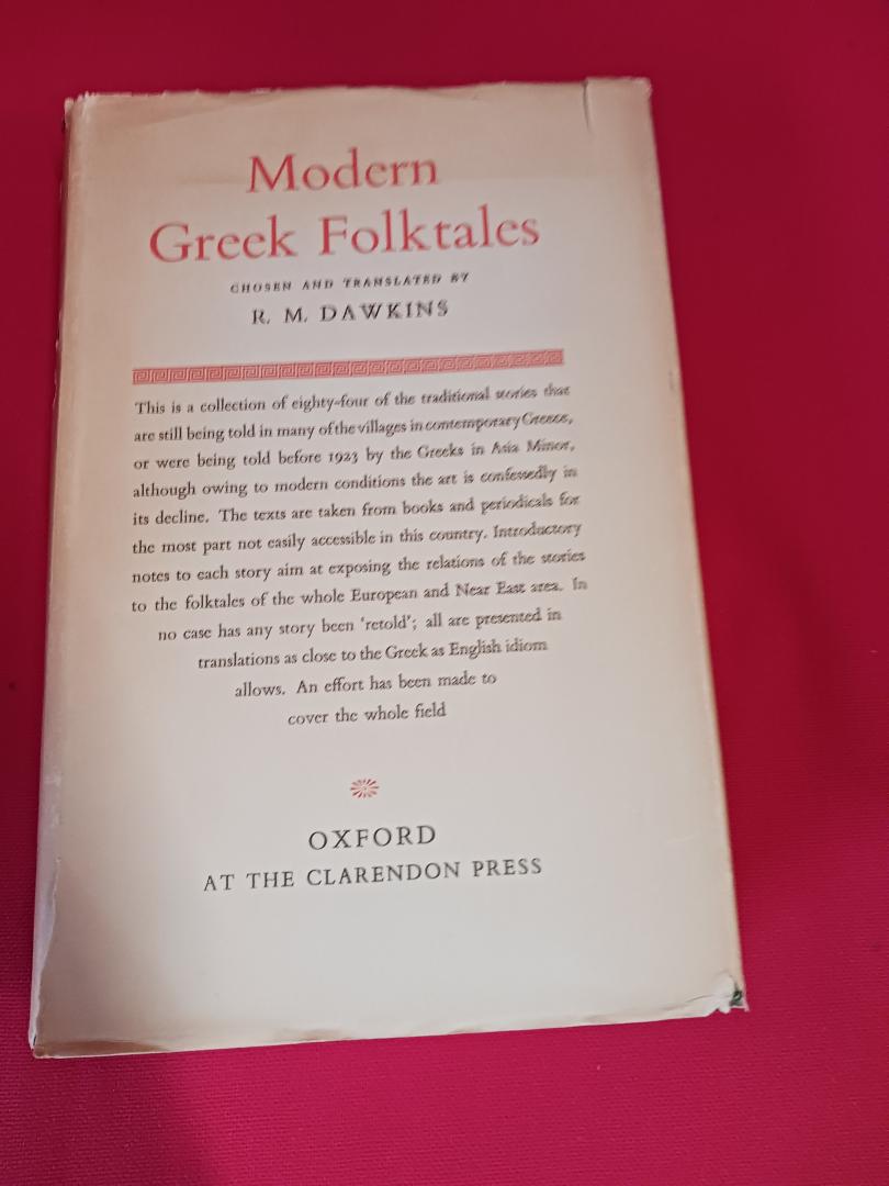 Dawkins, R.M. - Modern Greek Folktales