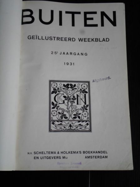  - Buiten Geillustreerd Weekblad