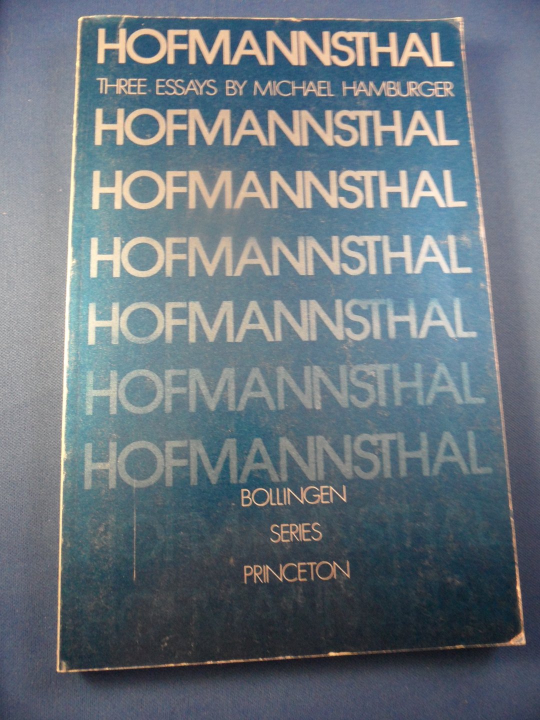 Hamburger, Michael - Hofmannsthal, three essays
