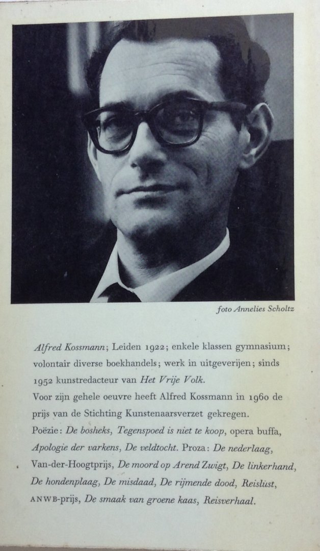 Kossmann, Alfred - De bekering