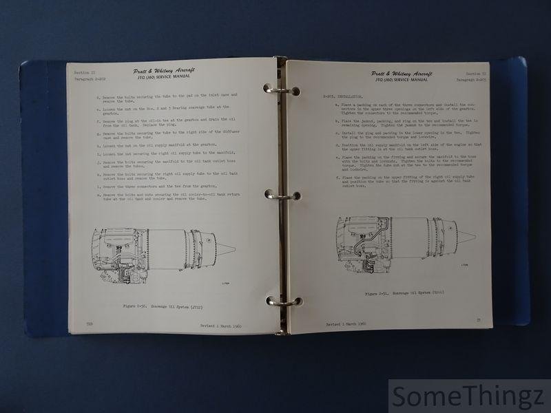 N/A. - Pratt & Whitney Aircraft. - Pratt & Whitney JT12 (J60) engines. Service Manual. Reissued October 1959.