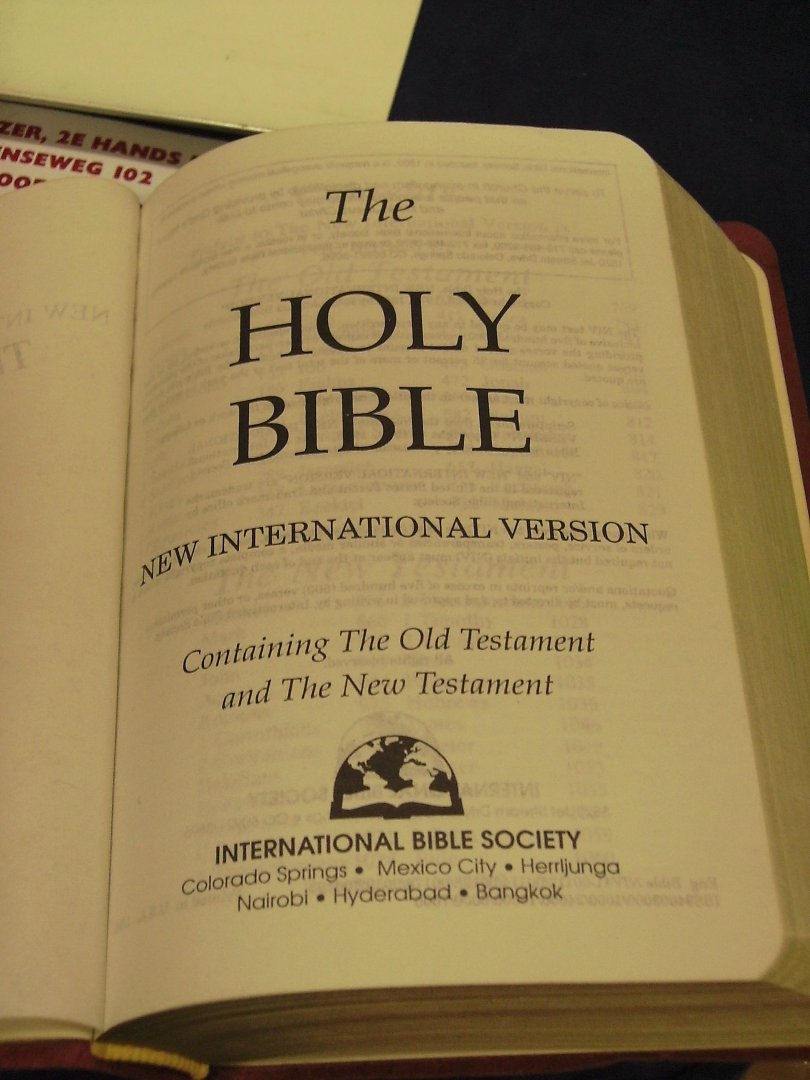 International Bible Society - The Holy Bible, New International Version
