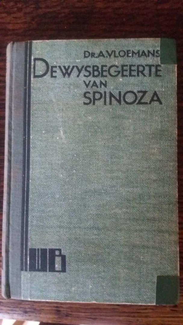 Vloemans - De wysbegeerte van Spinoza