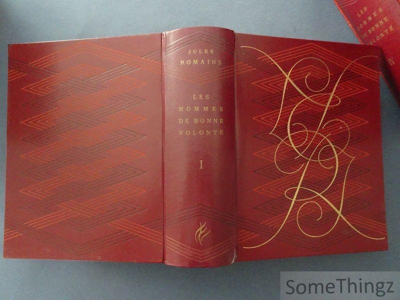 Jules Romains (texte), André Dignimont (illustr.) - Les Hommes de bonne volonté. Edition complète en quatre volumes.