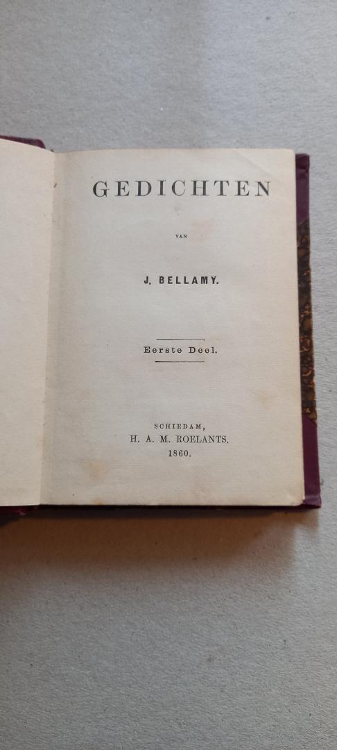 Bellamy, J - Gedichten  ( eerste deel)