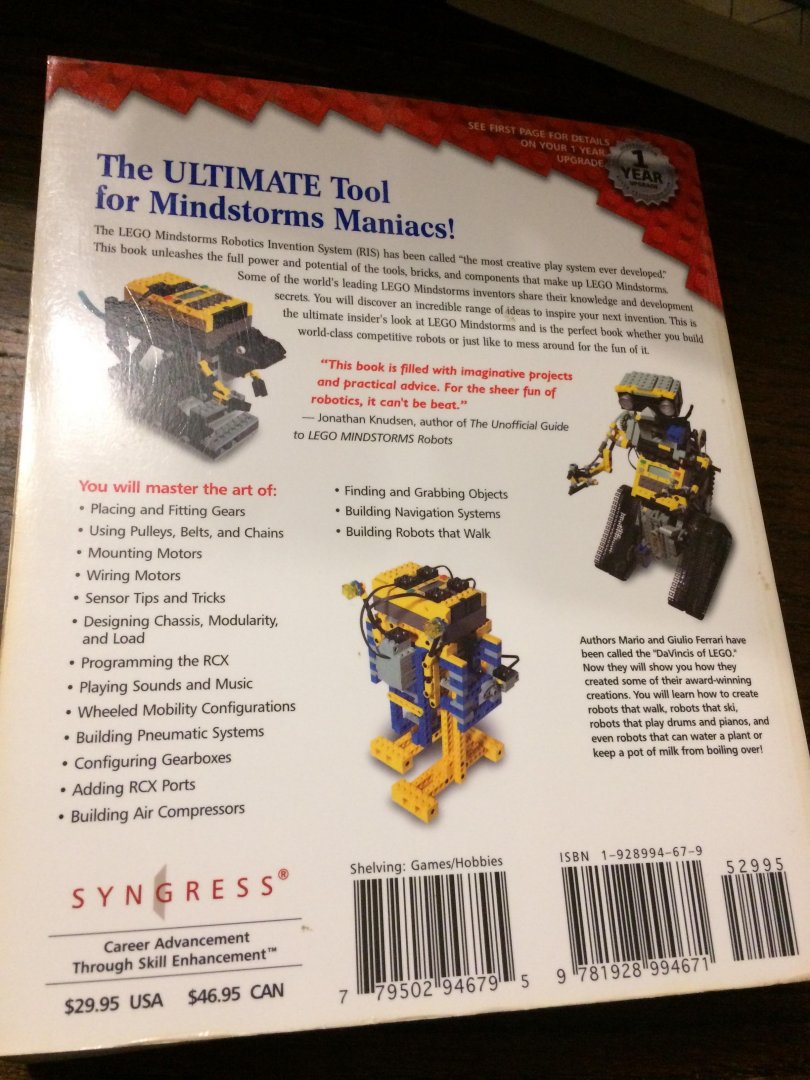 Ferrari, Mario - Building Robots with Lego Mindstorms / The Ultimate Tool for Mindstorms Maniacs