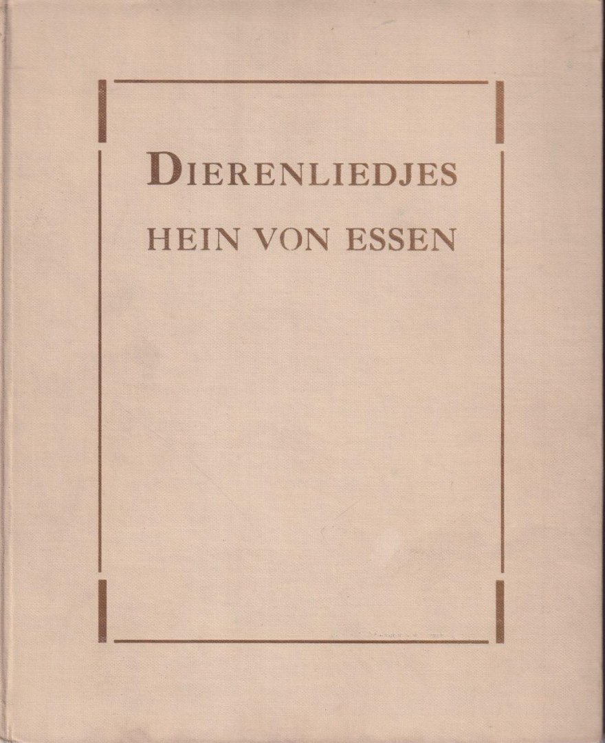 Essen, Hein von - Dierenliedjes
