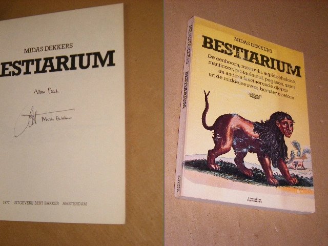 Midas Dekkers - Bestiarium [GESIGNEERD]