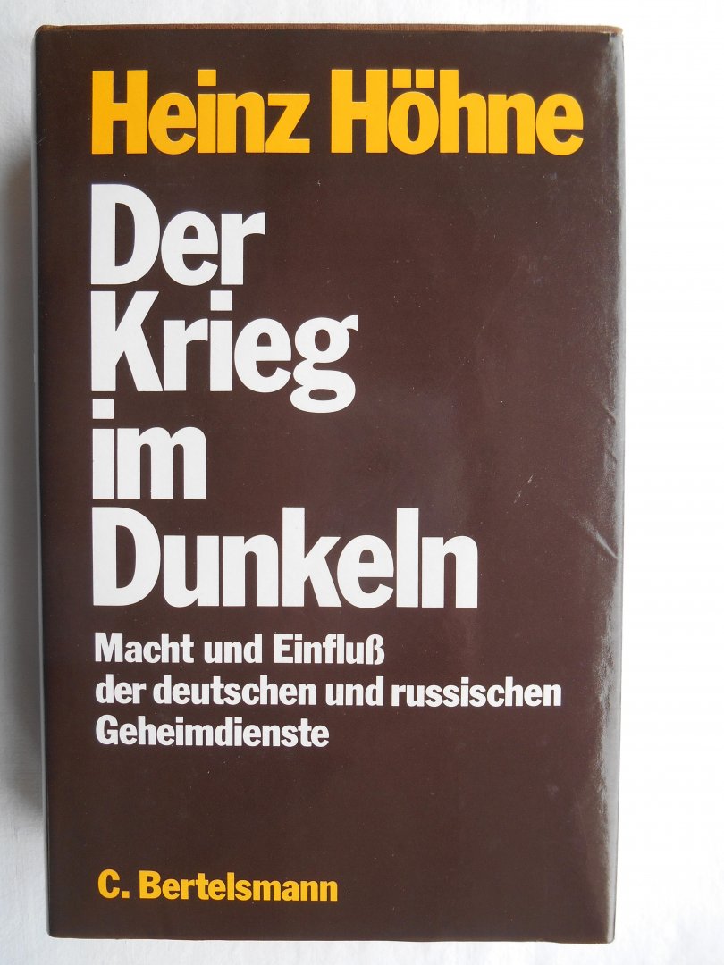 Höhne, Heinz - Der Krieg im Dunkeln