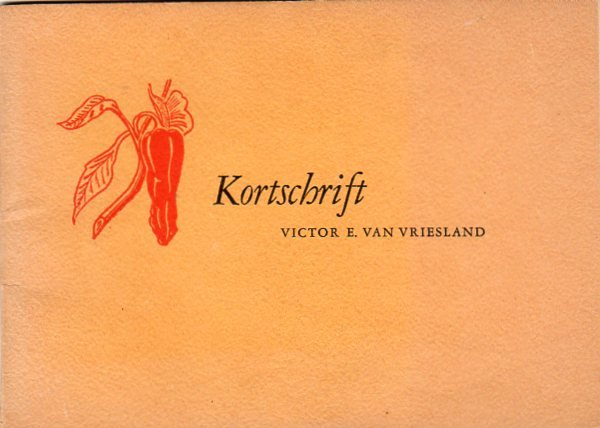 Vriesland, Victor E. van - Kortschrift