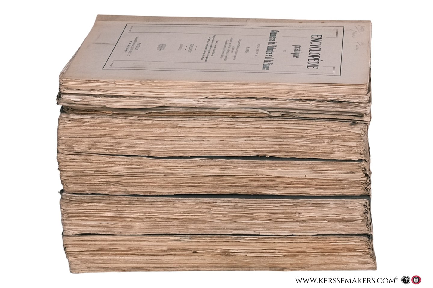 Gilis, H. (ed.). - Encyclopédie pratique du commerce, de l'industrie et de la finance. (4 tomes et 1 tome Supplément en 5 fascicules).