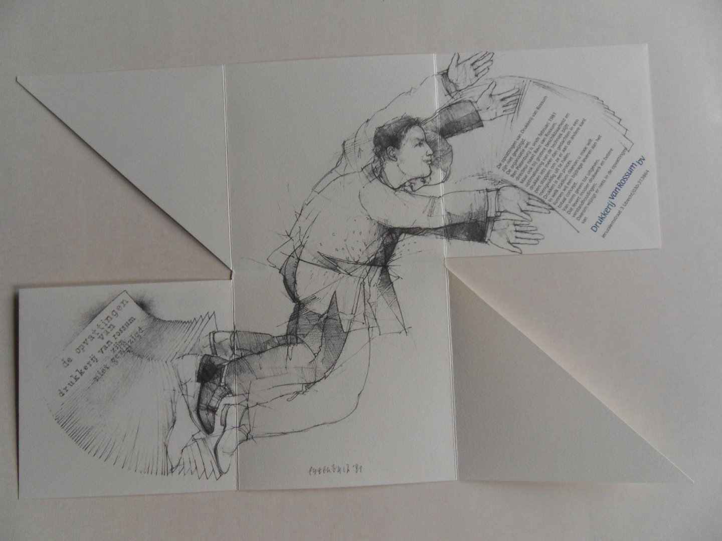 Eyzenbach, Tom [ artistieke uitvoering ]. - De Opvattingen van drukkerij van Rossum zijn niet gewijzigd.