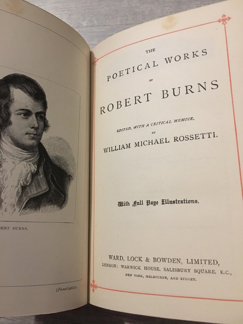 William Michael - The poetical Works of Robert Burns