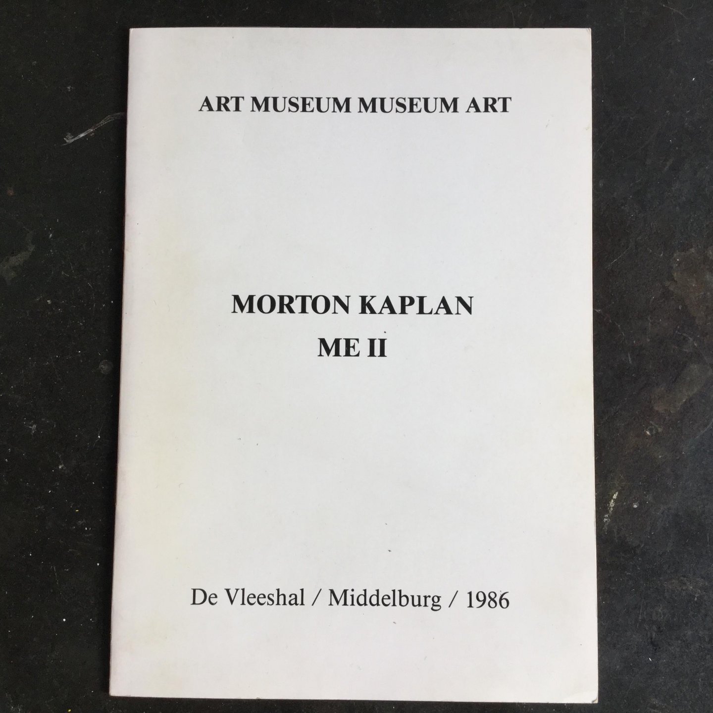 gemert, anton van (from a conversation with Morton Kaplan) - Morton Kaplan ME II