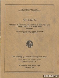 Stainforth, R.M. & Lamb, J.L. & Luterbacher, Hanspeter & Beard, J.H. & Jeffords, R.M. - Article 62. Cenozoic planktonic foraminiferal zonation and characteristics of index forms