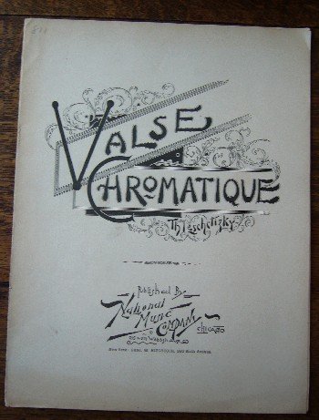 LESCHETISKY, TH., - Valse Chromatique.