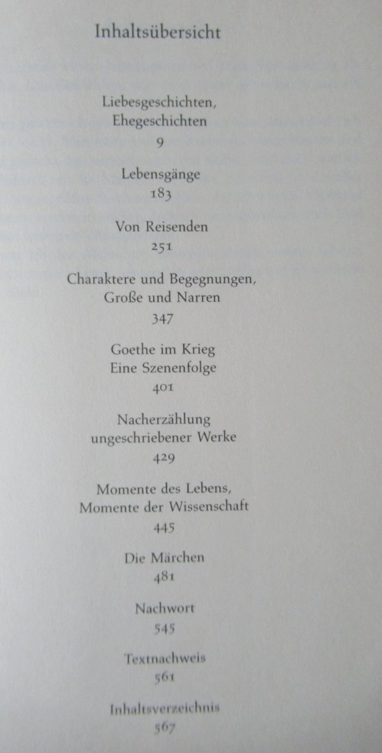 Goethe, JohannWolfgang von - Matt Peter von - Goethe erzahlt. Met Begeleittexten herausgegeven von Peter von Matt