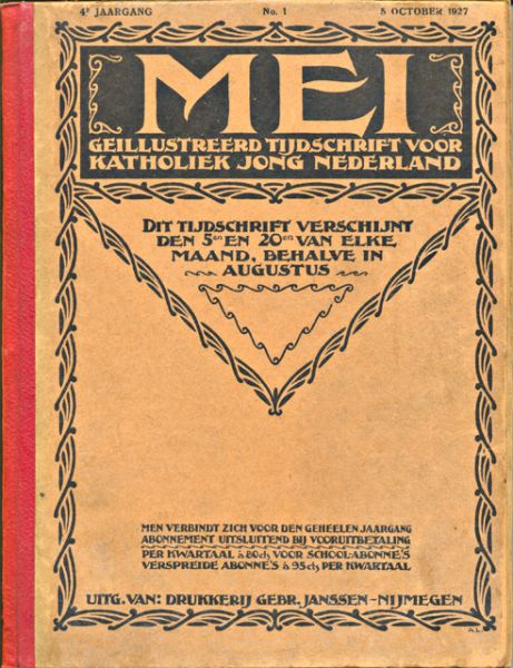 --- - Mei. Geïllustreerd tijdschrift voor Katholiek jong Nederland. 4e jaargang (1927-1928) in uitgeversband
