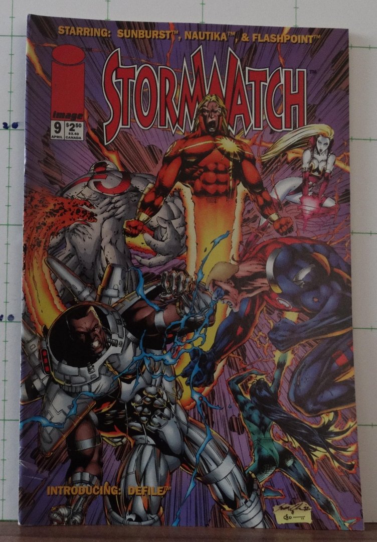 Proger, H.K. - Benjamin, Ryan - Bennett, Monica - Stormwatch - 9 april - starring: Sunburst, Nautika & Flashpoint - introducing: Defile