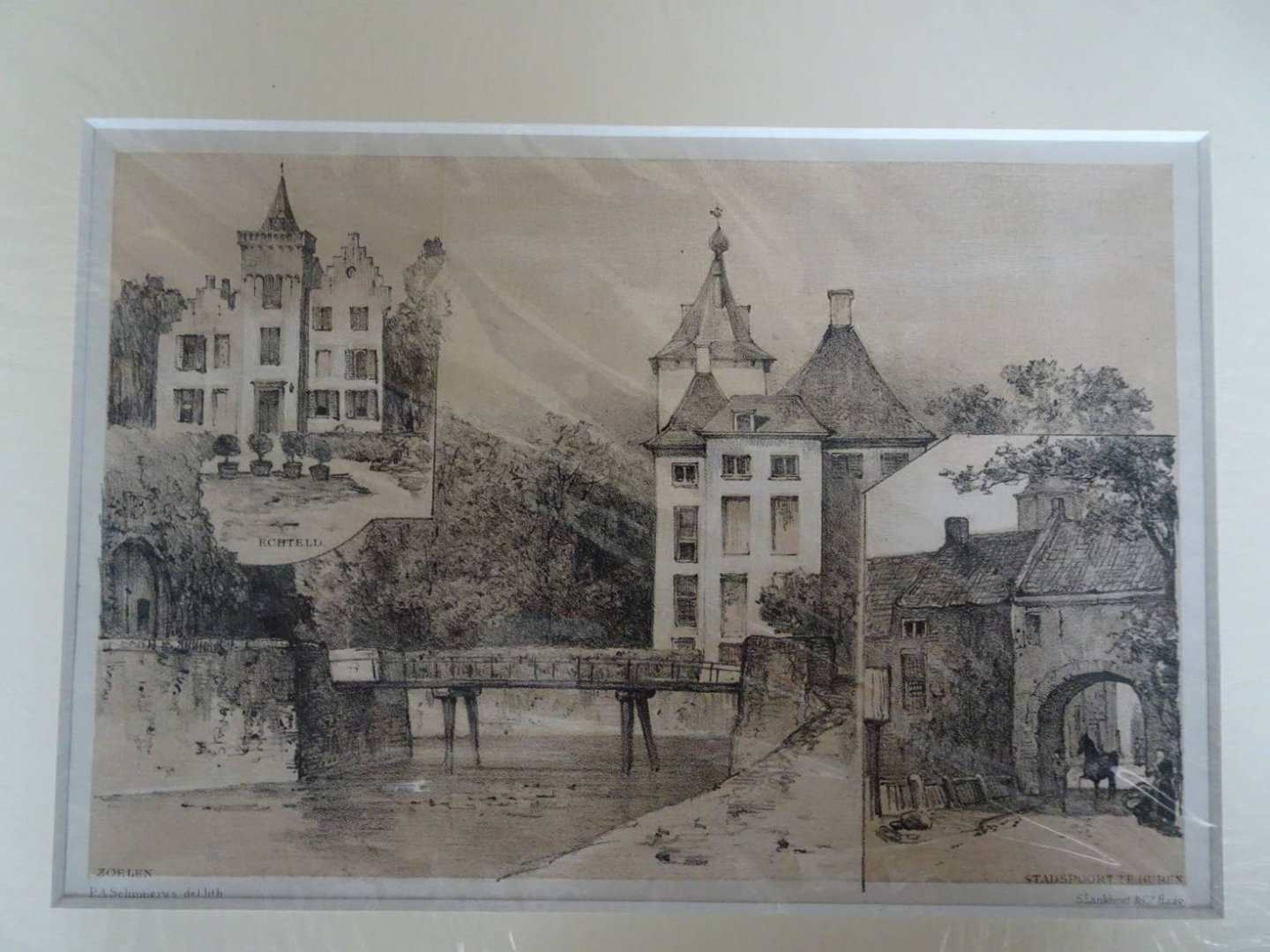 Zoelen. Buren. Echteld. - Zoelen. Stadspoort te Buren. Echteld.